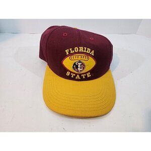 Youth 6 3/8 DAMAGE Vintage 90s Florida State Seminoles Snapback Hat by Annco
